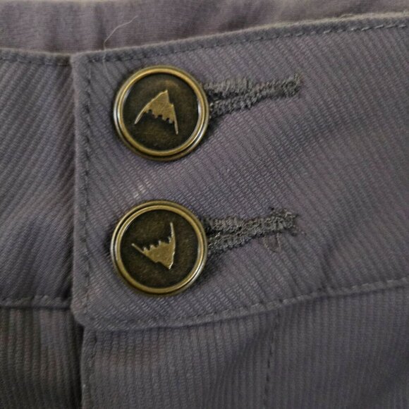 Burton Dryride Fly Snowboard Ski Cargo Pants Gray Waterproof & Insulated Size M - Picture 8 of 14